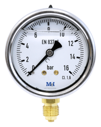 [1676] MANOMETRO AMORTIGUADO 2¨ 0-200 PSI PG-200-GNL